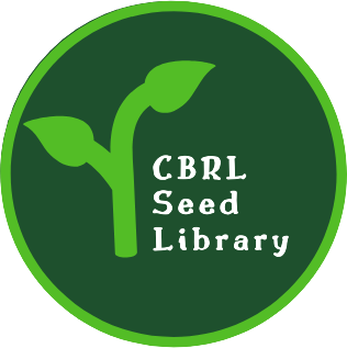 CBRL Seed library logo round green on green