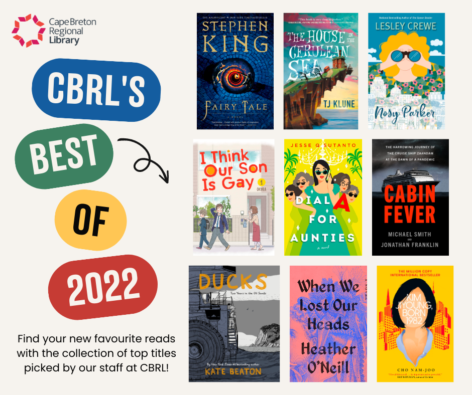 Book covers for CBRL's best books of 2022