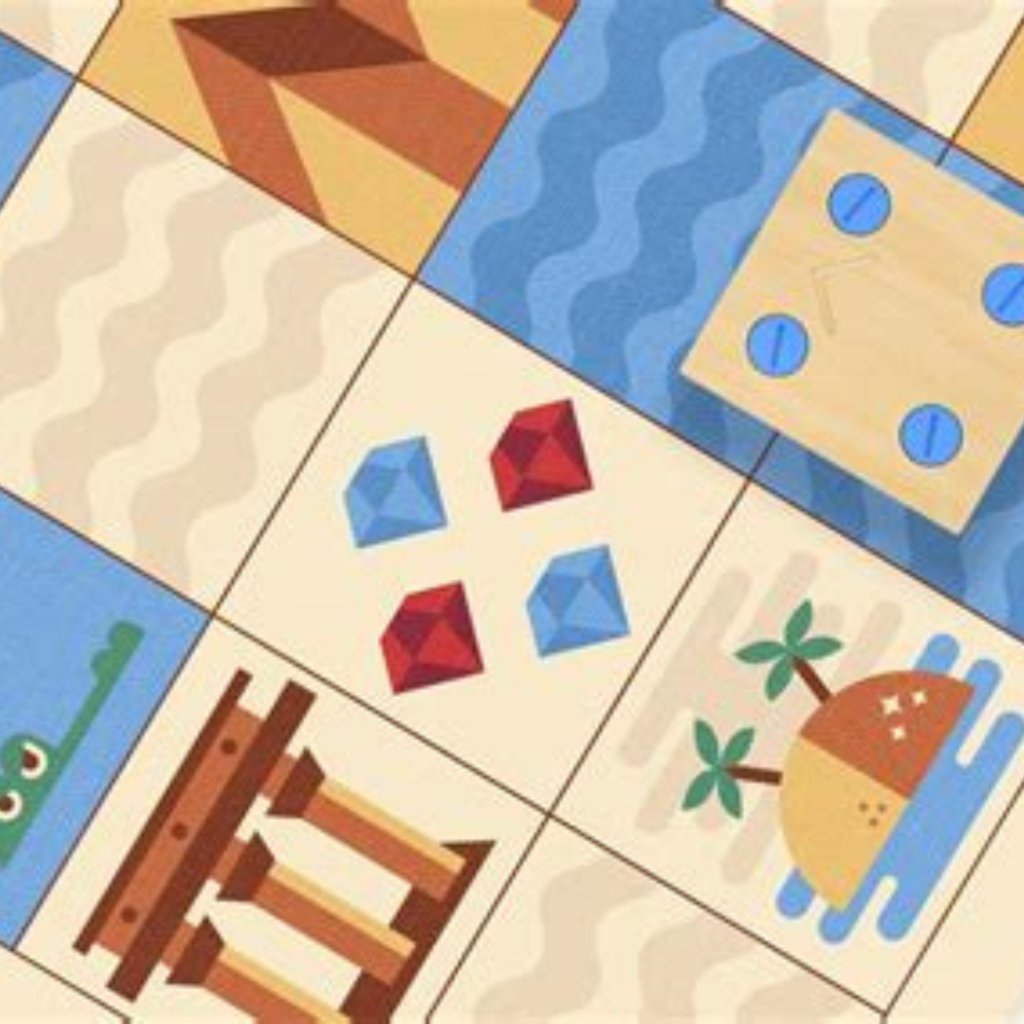 Cubetto wooden robot on Ancient egypt adventure map